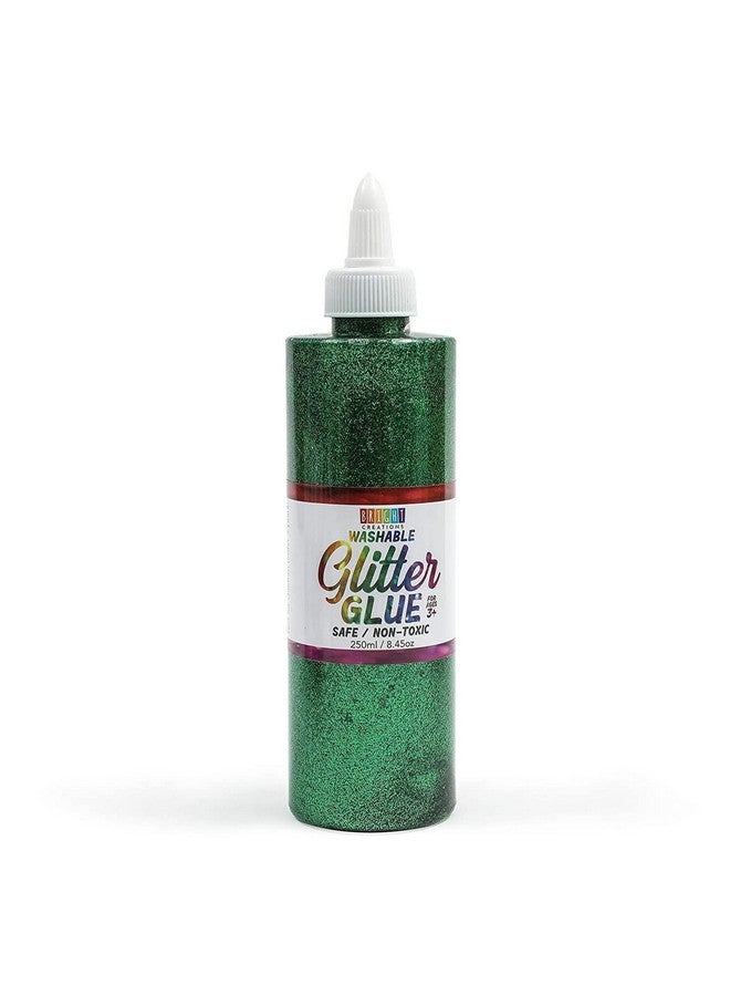 Bright Creations Metallic Art Glue With Glitter Bottles 8 Colors For Crafts (8 Oz 8 Pack 16 Caps)  - Image 4