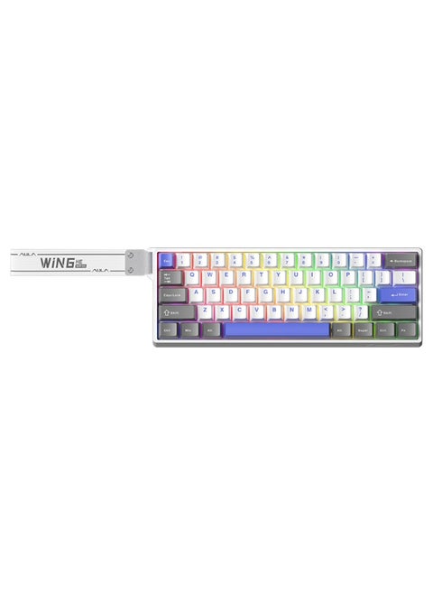 WIN60 HE MAX 60% Wired Magnetic Keyboard with Adjustable Actuation, 8000 Hz Polling Rate, Hall Effect Win Chun Magnetic Switches, Hot-Swap, For FPS Games