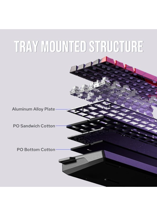 AULA WIN60 HE MAX 60% Wired Magnetic Keyboard with Adjustable Actuation, 8000 Hz Polling Rate, Hall Effect Win Chun Magnetic Switches, Hot-Swap, For FPS Games  - Image 3