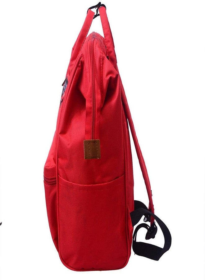 Alya The Cheeky Kidzz Multifunctional Waterproof Durable Nursing Maternity Backpack Shoulder Tote Mother Parents Diaper Bag for Travelling (RED) - Image 5