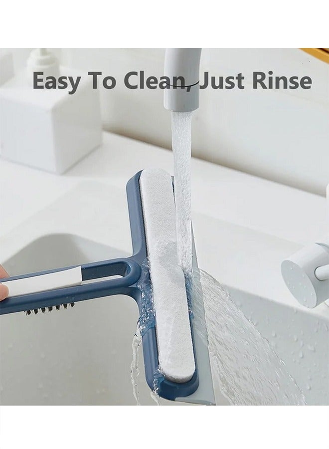 Multi-Purpose Silicon Squeegee, Household Cleaning Tools, Mirror Wiper, Glass Window Cleaner Apply to Tiles, Shower Doors, Bathroom, Mirrors, and Car Windows, Doors - Image 3