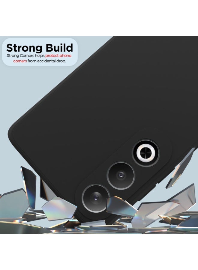 Muzz غطاء هاتف OnePlus Nord CE 3 Lite، غلاف سيليكون TPU واقي، مقاوم للصدمات، مضاد للخدوش، لمسة ناعمة (OnePlus Nord CE 3 Lite) - Image 2