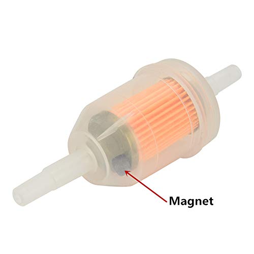 CocoMocart Gas Inline Fuel Filters with magnet for Kawasaki Kohler Briggs & Stratton John Deere 1/4 Inch x 5/16 Inch (Pack of 10) - Image 3