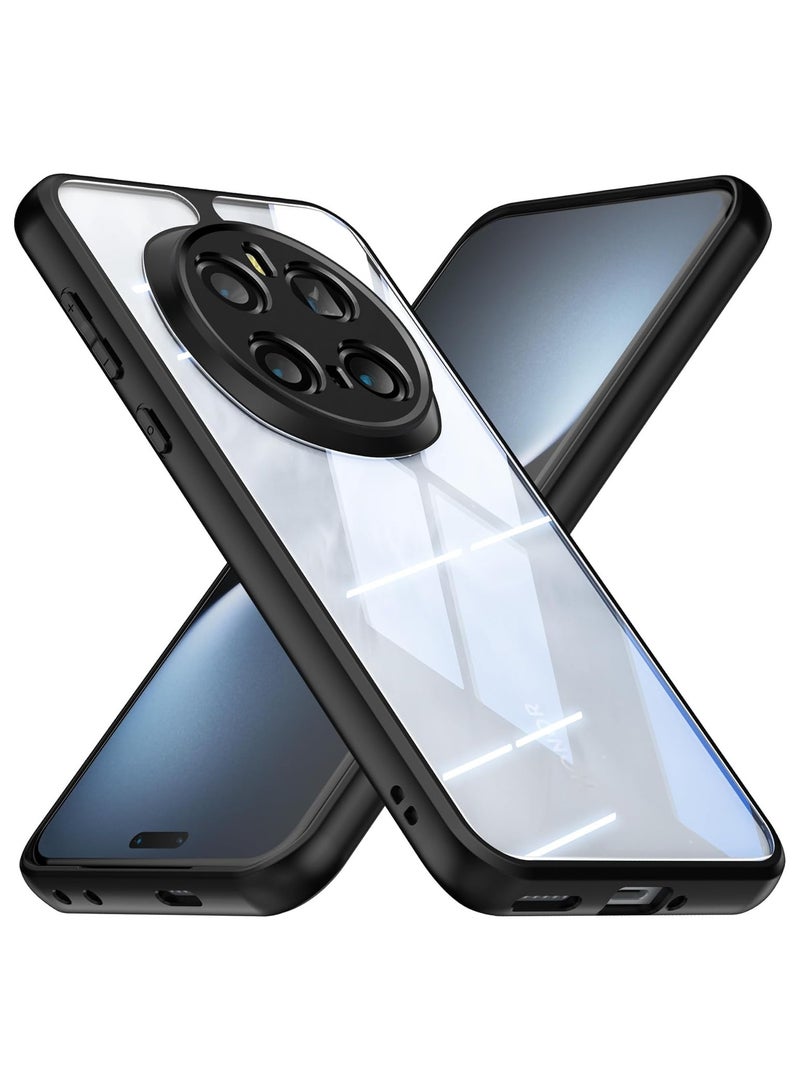 جراب لهاتف Honor Magic 7 Pro، جراب خلفي صلب شفاف مقاوم للصدمات، جراب مضاد للاصفرار، حماية 360 درجة، جراب خلفي شفاف من مادة TPU لهاتف Honor Magic7 Pro - Image 1