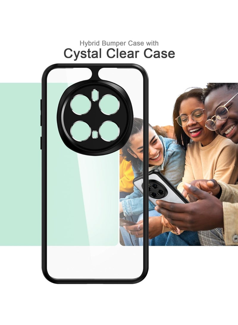 جراب لهاتف Honor Magic 7 Pro، جراب خلفي صلب شفاف مقاوم للصدمات، جراب مضاد للاصفرار، حماية 360 درجة، جراب خلفي شفاف من مادة TPU لهاتف Honor Magic7 Pro - Image 2