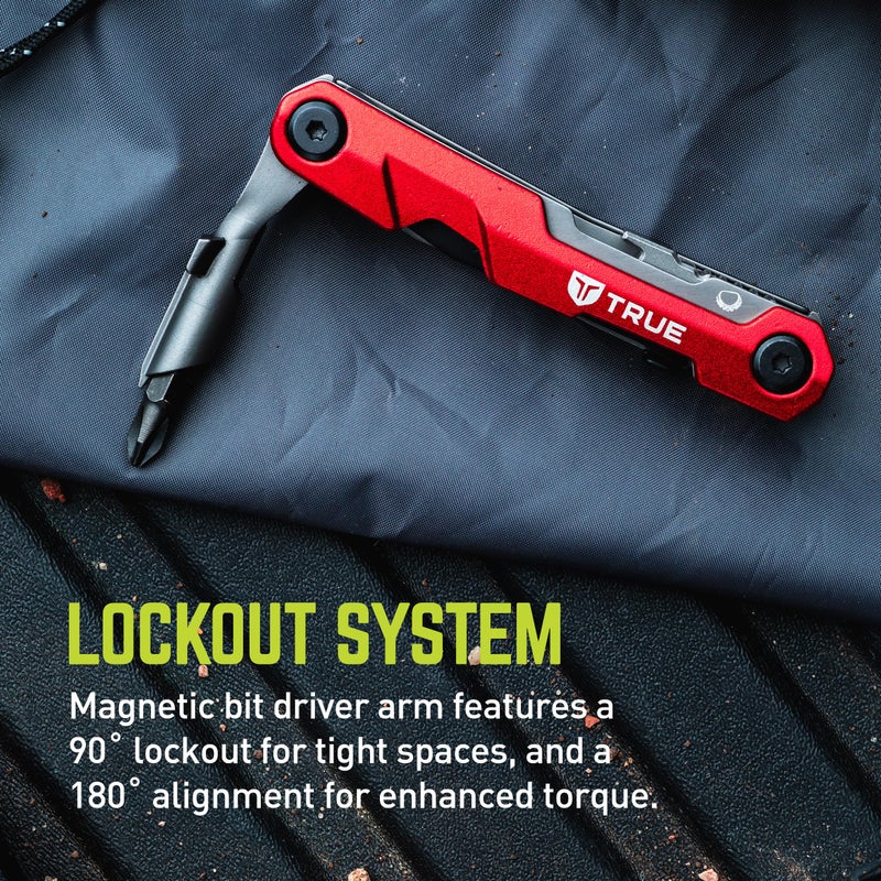TRUE TITANIUM Block Multitool, 2.75" Tanto Blade, Scraper, Bottle Opener, Pocket Clip, Magnetic Bit Driver - Image 5