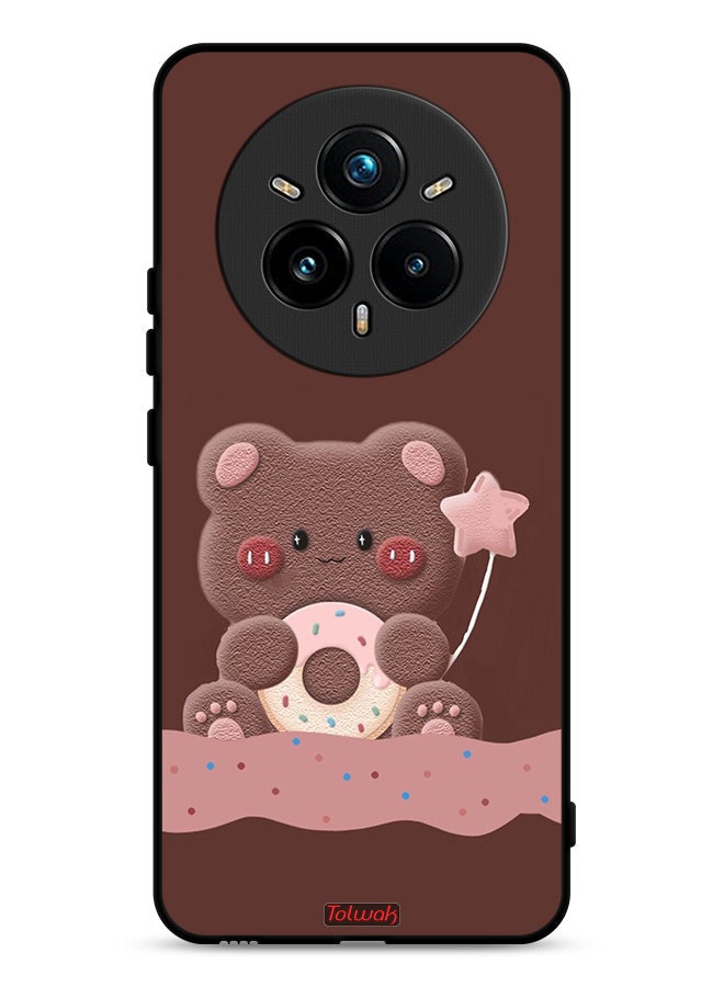 Tolwak Realme 14 Pro 5G Protective Case Cover Donut Bear