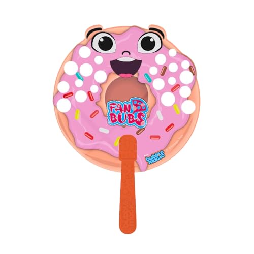 Bubble Magic Fan Bubs Doughnut, Bubble Solution with Hand Fan for The Kids 3 Year and Above, Multicolor, FB50015 - Image 3