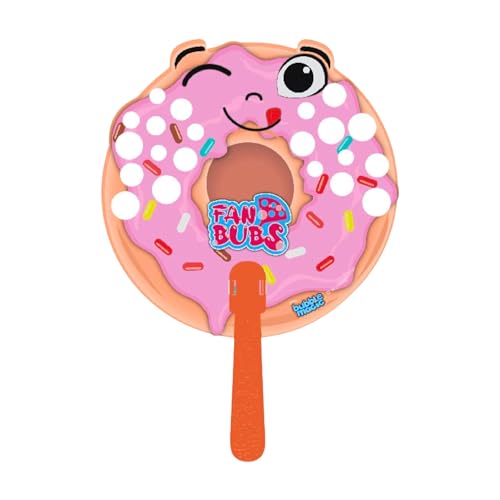 Bubble Magic Fan Bubs Doughnut, Bubble Solution with Hand Fan for The Kids 3 Year and Above, Multicolor, FB50015 - Image 4