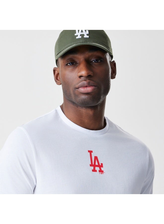 New Era MLB Cf Logo Reg Tee Losdod Whi Men's White Top - Image 5