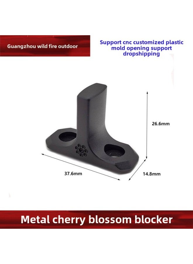 MLOK Fishbone Blocking Hand High Quality Blocking Hand Cherry Blossom Blocking Hand Mini Blocking Mlok Youban Defense Hand Stop-Color:Gray YR235-GY  - Image 3