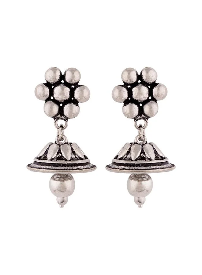 فويلا أقراط جورمكا بنقوش الزهور للعمل