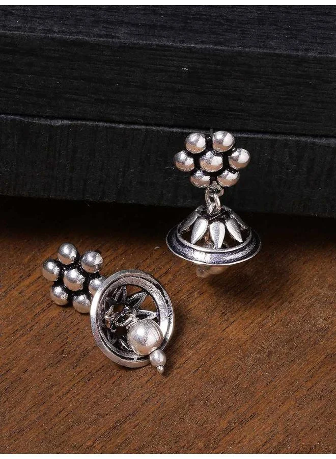 فويلا أقراط جورمكا بنقوش الزهور للعمل