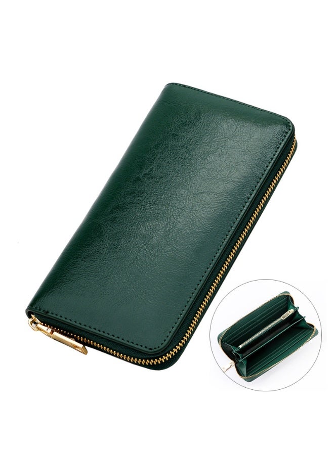 Mark Fairwhale New Oil Wax Cowhide Long Wallet