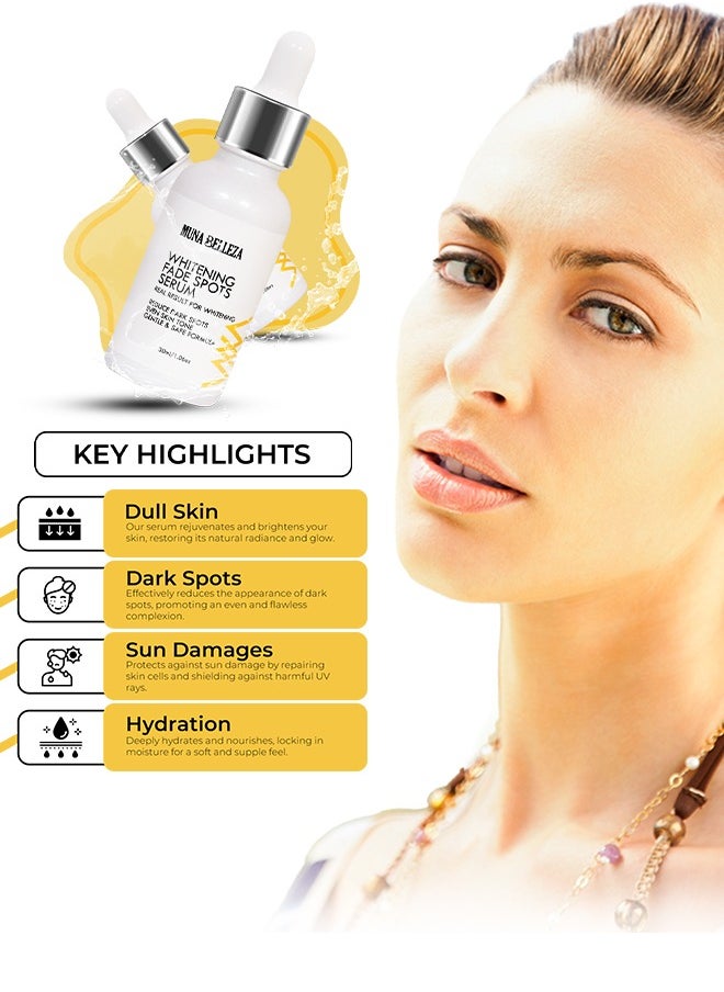 Dark Spot Serum with Niacinamide & Collagen - Brightens Uneven Skin Tone & Reduces Sun Spots, Natural Formula for All Skin Types, 30ml - pzsku/ZEDCA4044F72BB590F983Z/45/_/1740424930/252f12a4-0e97-4289-bbee-66f3ea409ace