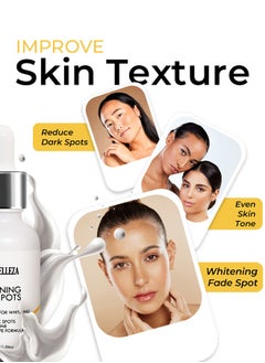 Muna Belleza Dark Spot Serum with Niacinamide & Collagen - Brightens Uneven Skin Tone & Reduces Sun Spots, Natural Formula for All Skin Types, 30ml  - Image 5