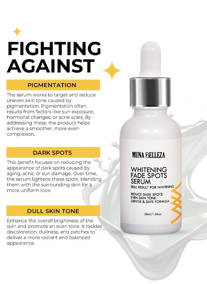 Dark Spot Serum with Niacinamide & Collagen - Brightens Uneven Skin Tone & Reduces Sun Spots, Natural Formula for All Skin Types, 30ml - pzsku/ZEDCA4044F72BB590F983Z/45/_/1740424940/126e9aa0-d2e4-4c96-b4d4-827cf0871028