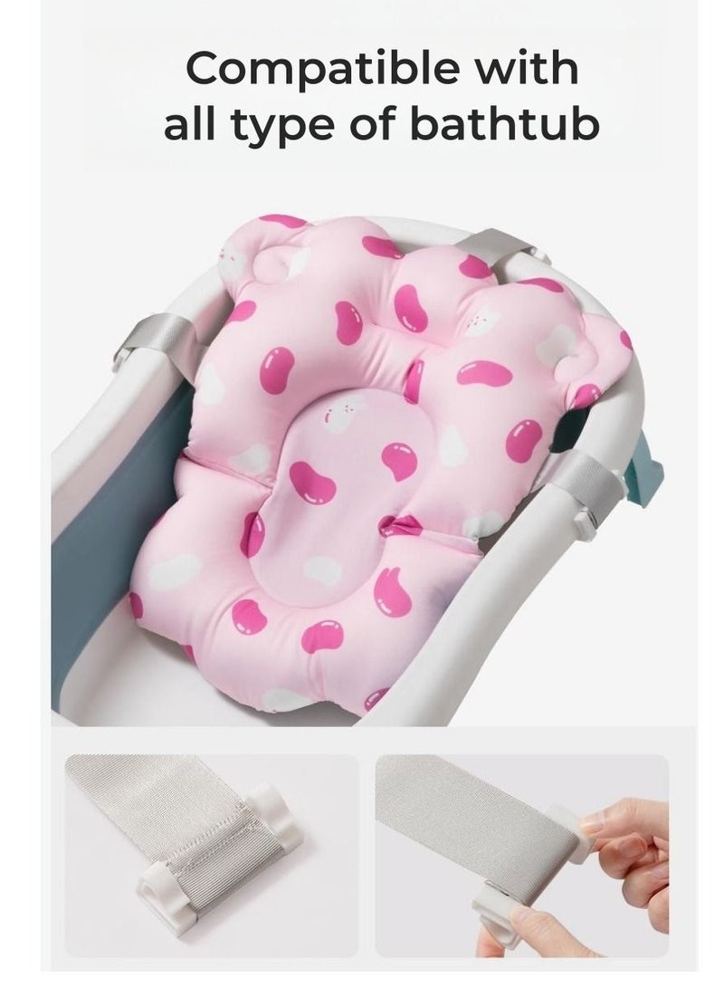 Be a better mom Baby Bathtub Cushion Adjustable Comfortable Non-Slip Cushion for 0-3 Years - Image 3