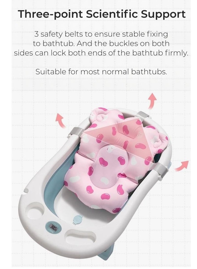 Be a better mom Baby Bathtub Cushion Adjustable Comfortable Non-Slip Cushion for 0-3 Years - Image 4