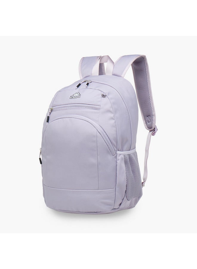 Kappa Girls Logo Print Backpack with Adjustable Straps and Detachable Pencil Pouch - 20x30x46 cm - Image 3