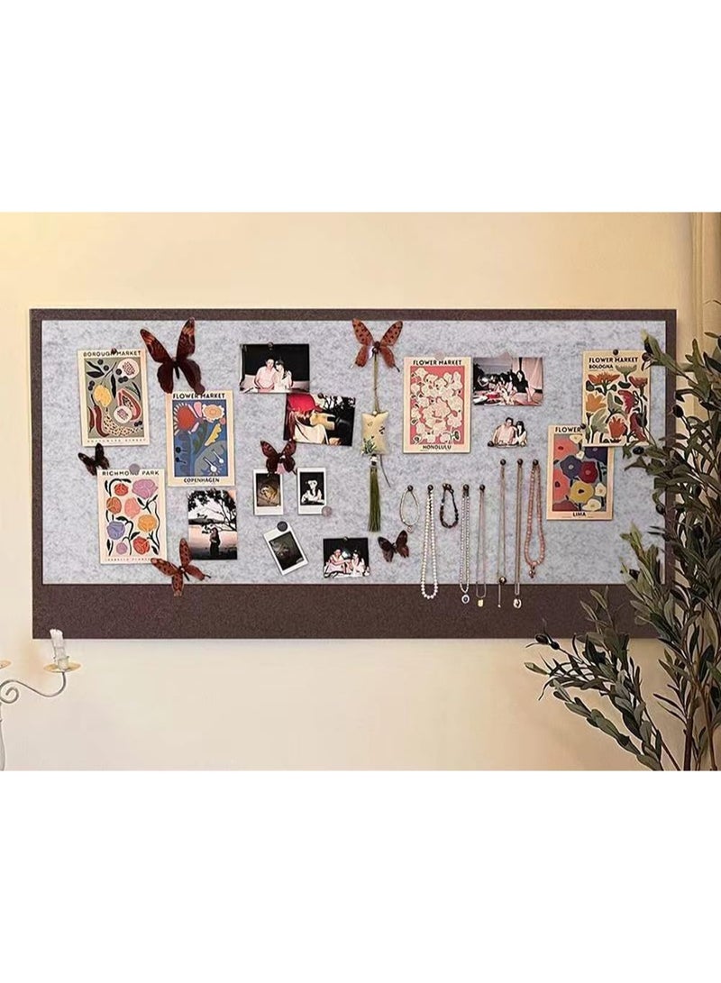 Bukela Memo Board With Pins Cork For Office And Home To Gather Notes, Reminders, Pictures And Prints 40*60 cm（Brown） - Image 4