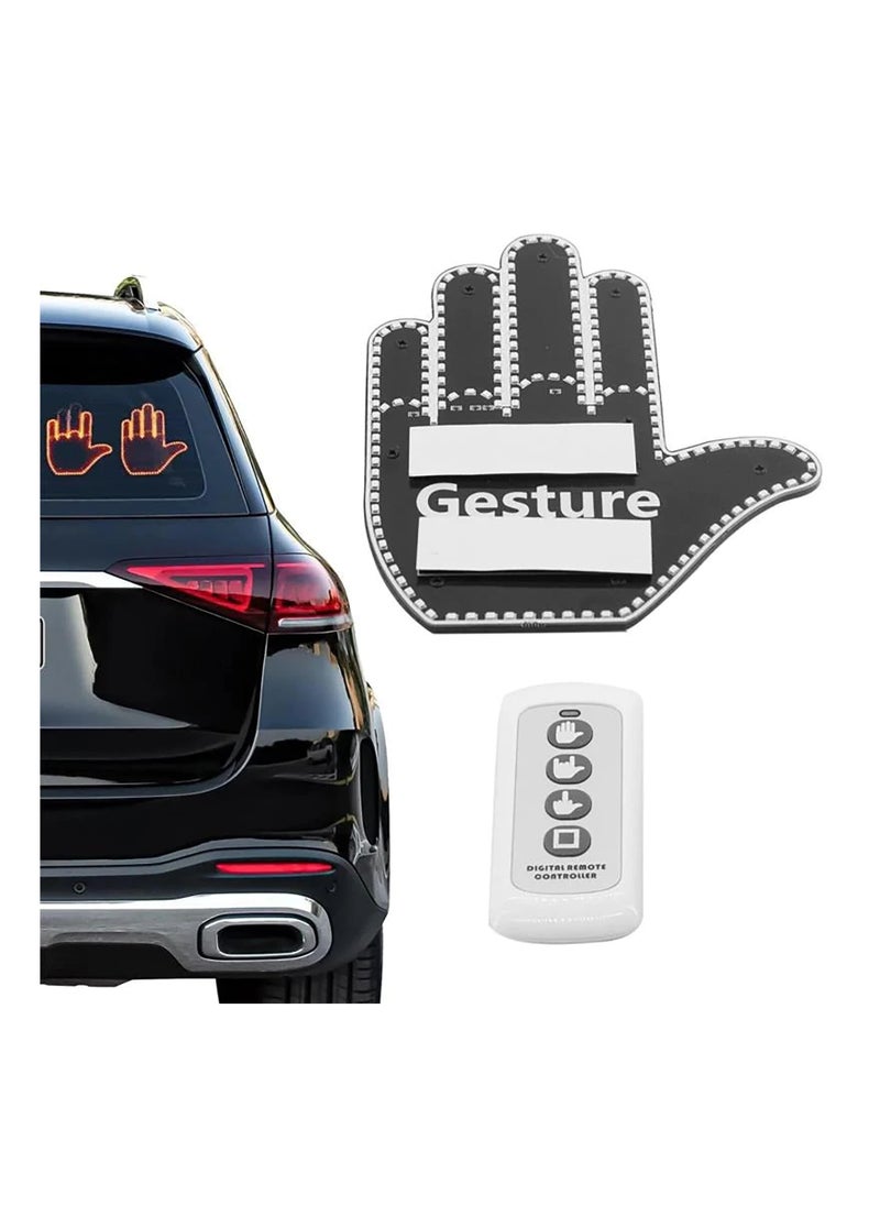 Generic Light, with Remote, New LED Sign Light, for Car Truck Car Gadgets with Remote, Car Light, Car Gadgets & Road Rage Signs Car Accessories(1 Pack)  - Image 1