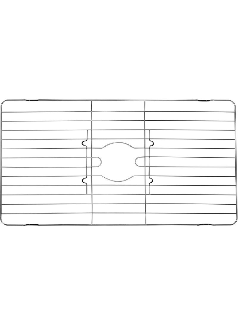 Better Houseware Stainless Steel Sink Protector Sink Mat Stainless Steel Sink Rack for Bottom of Sink Protectors for Kitchen Sinks 18 x 12 x 1 - Image 1