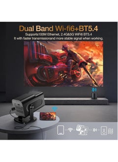 SMARTX HY320 Smart Projector with Built-in Gaming Console | 4K Supported, 1080P FHD, 300 ANSI Lumens, WiFi 6, Android 12, Portable Home & Outdoor Theater  - Image 4
