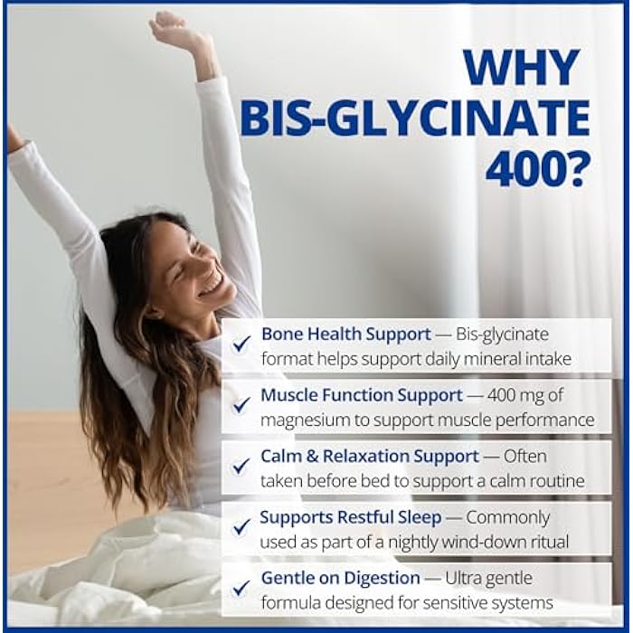 CanPrev Magnesium Bisglycinate 400 Ultra Gentle Powder 240g 48 Servings, 400mg Elemental Magnesium Per Scoop, Supports Restful Nights, Muscle Function, Gentle on Digestion, Vegan, Non-GMO, Gluten-Free - Image 4