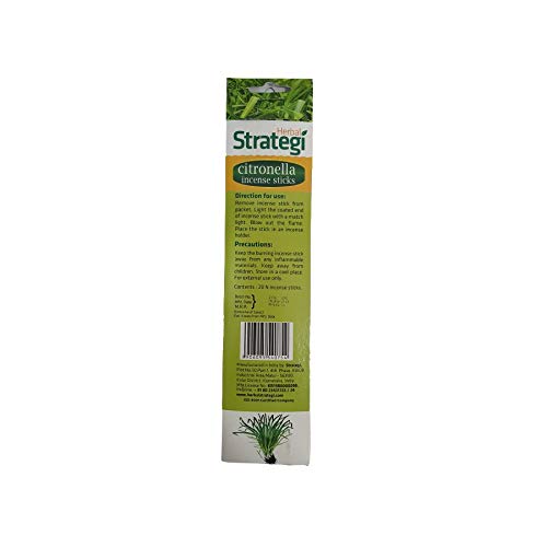 Herbal Strategi Herbal Strategi Citronella Aromatic Incense Sticks 20 pcs Pack of 6 - Image 2