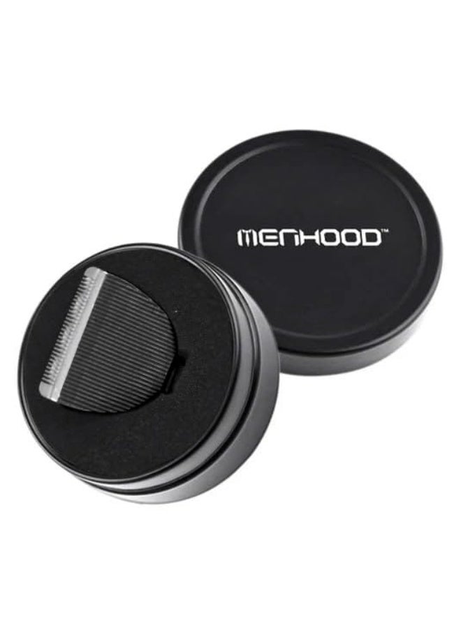 Menhood Replacement Blade for Menhood Grooming Trimmer 1.0 Pro Only | Safe Blades | Ceramic Blades | Skin Protection Technology | Trimmer Blade (Black)
