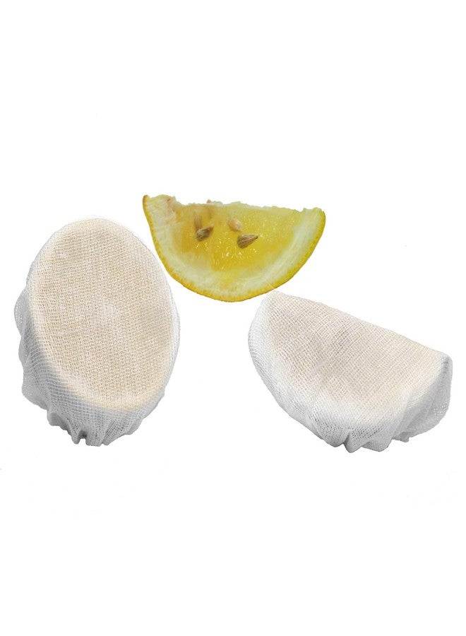 Regency Wraps Stretch Wraps, Lemon Wedge Bag, The Real Woven Cotton Cloth Covers, White, 100-pack, Seed-Free Squeezing of Halves or Wedges On Seafood & Beverages - Image 1