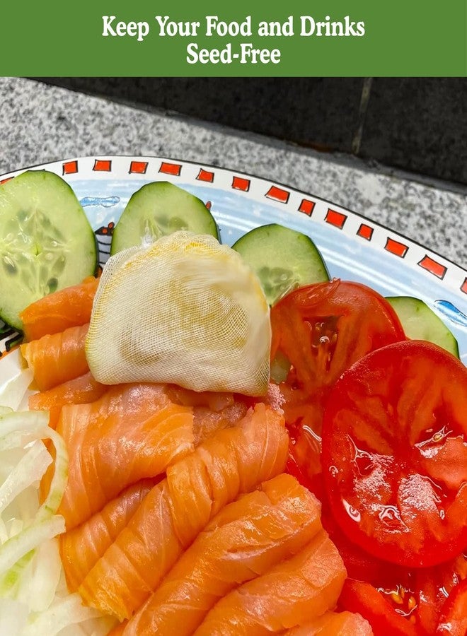 Regency Wraps Stretch Wraps, Lemon Wedge Bag, The Real Woven Cotton Cloth Covers, White, 100-pack, Seed-Free Squeezing of Halves or Wedges On Seafood & Beverages - Image 2