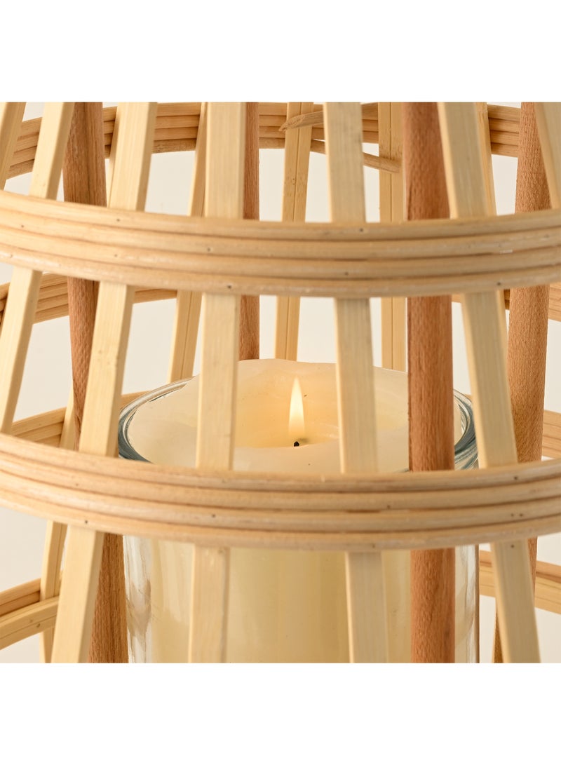 هومز فانوس من الخيزران 42*32.5*32.5سم - Image 3