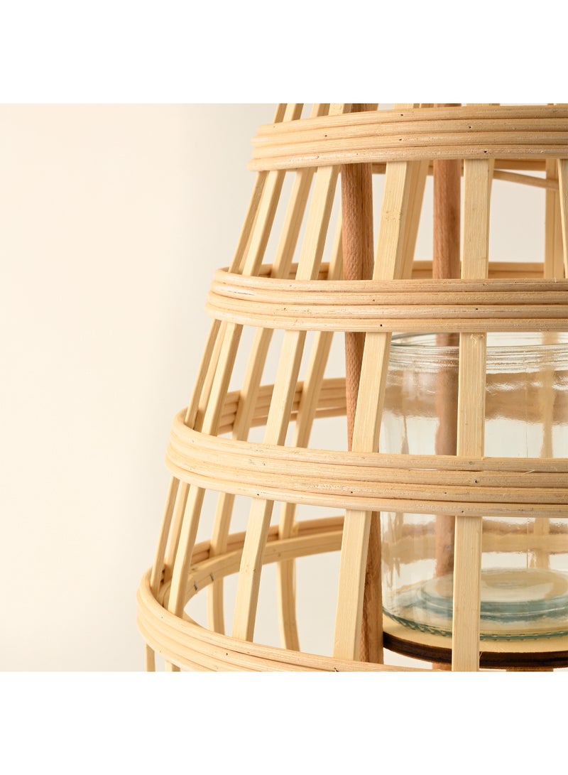 هومز فانوس من الخيزران 42*32.5*32.5سم - Image 2