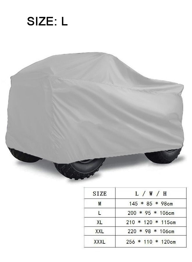 NIBEMINENT ATV Cover Waterproof Dustproof Rainproof Sunscreen Cover for Kart