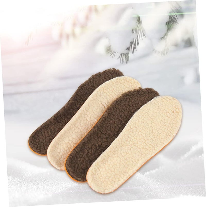 cheekyglo 1 Pair Absorption Massage- -/xxcm Flat Sole Insole Massaging of Soft Lambs Feet Inner Replacement Inserts Arch -Absorbing Boot for Sweat -Absorbing Women Footbeds Pad Men - Image 5