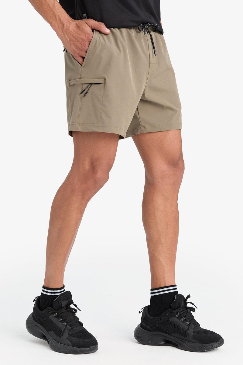 DeFacto Man DeFactoFit Printed Flexible Textured Sports Swim Shorts - Image 1