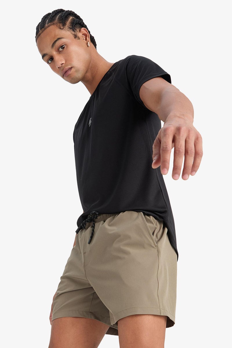 DeFacto Man DeFactoFit Printed Flexible Textured Sports Swim Shorts - Image 4