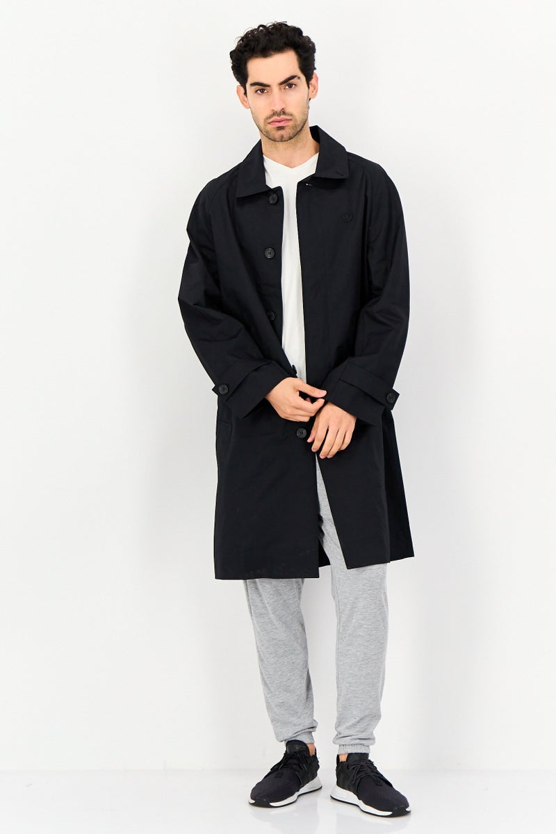 adidas Originals Men Sportswear Fit Long Sleeve Outdoor Jacket, Black - Image 4