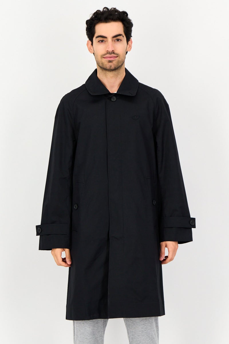 adidas Originals Men Sportswear Fit Long Sleeve Outdoor Jacket, Black - Image 1