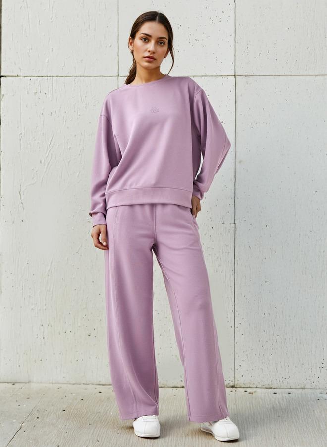 كابا سويت شيرت كابا نسائي بقصة عادية بياقة مضلعة - Image 2