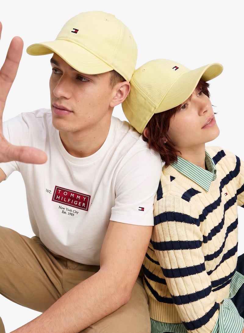 TOMMY HILFIGER Hilfiger Flag Embroidery Baseball Cap - Image 1