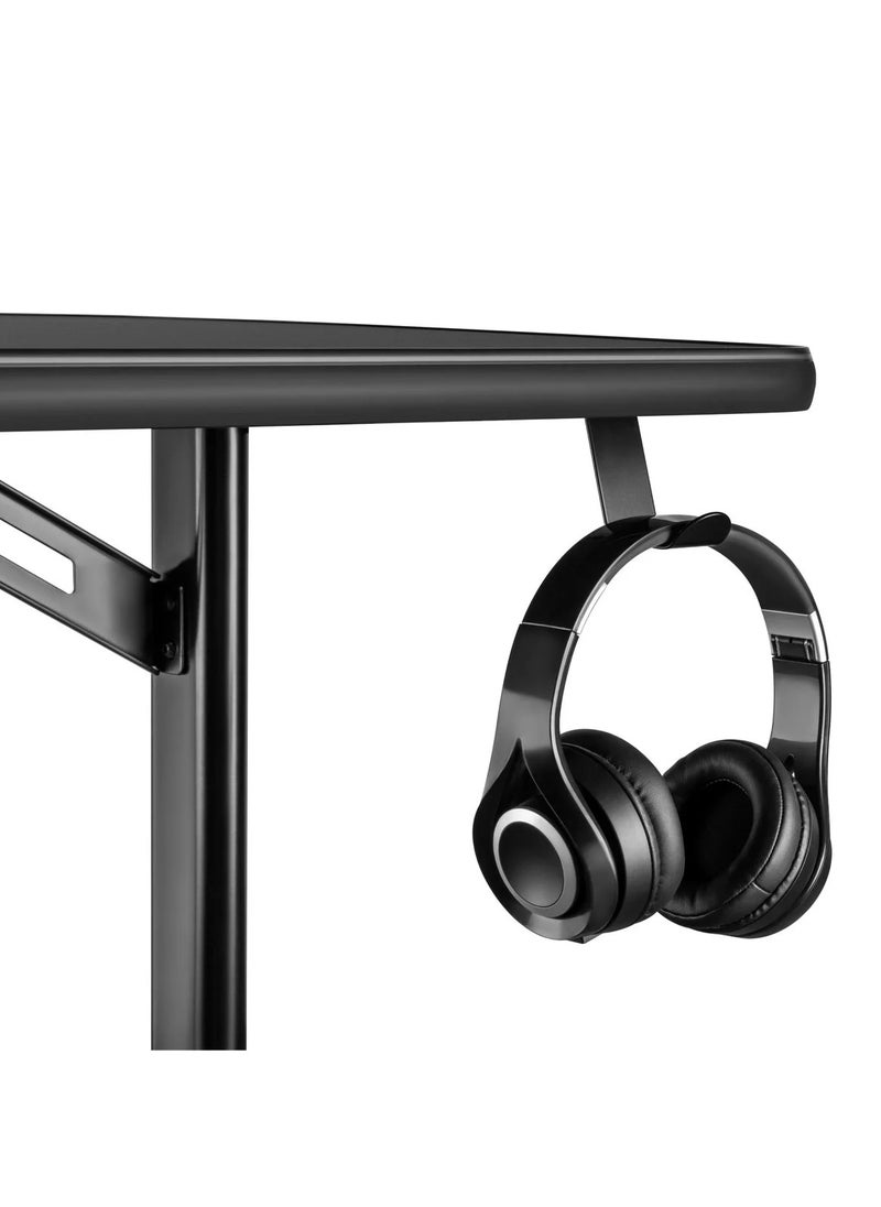 Skilltech - SH BLD02 126 Cyberwarrior Gaming Desk with Full RGB Lighting, Touch Control Panel, Adjustable Light Modes, and Durable PVC Veneer – Immersive LED Gamer Workstation - Image 1