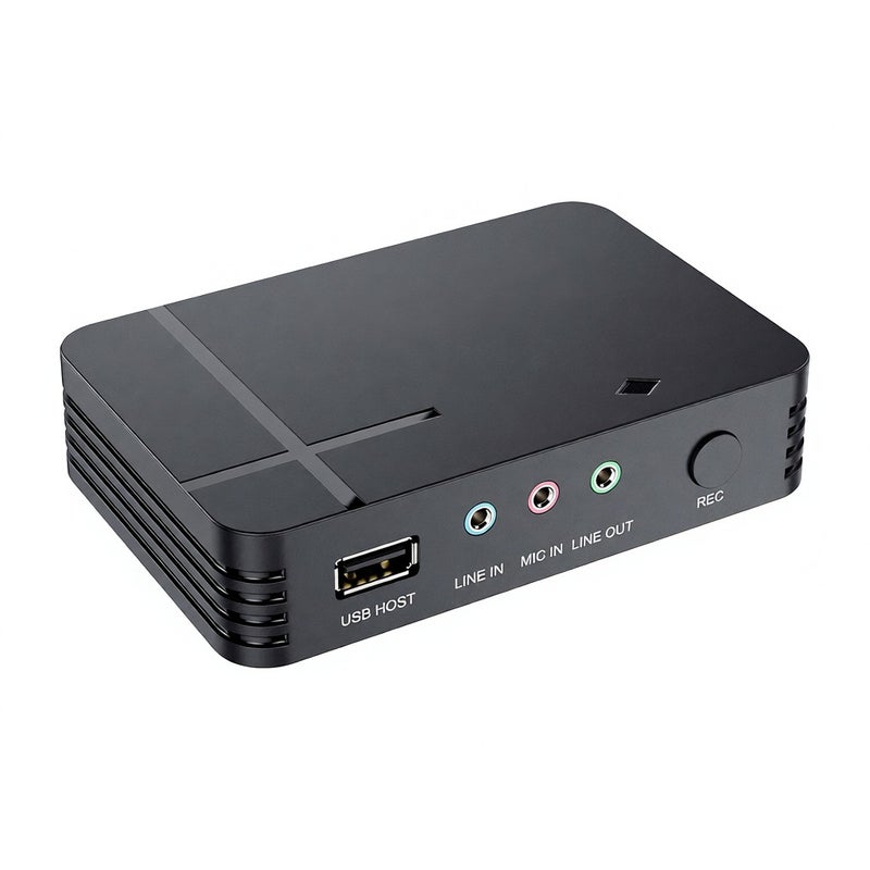 كارت التقاط الفيديو عالية الدقة ezcap288P ومحول الصوت والفيديو مدخل AV ومدخل ميكروفون ومخرج عالي الدقة ومخرج صوتي قابل للتوصيل والاستخدام فوراً لتسجيل فيديو الألعاب والبث المباشر والبث والتدريس - Image 5