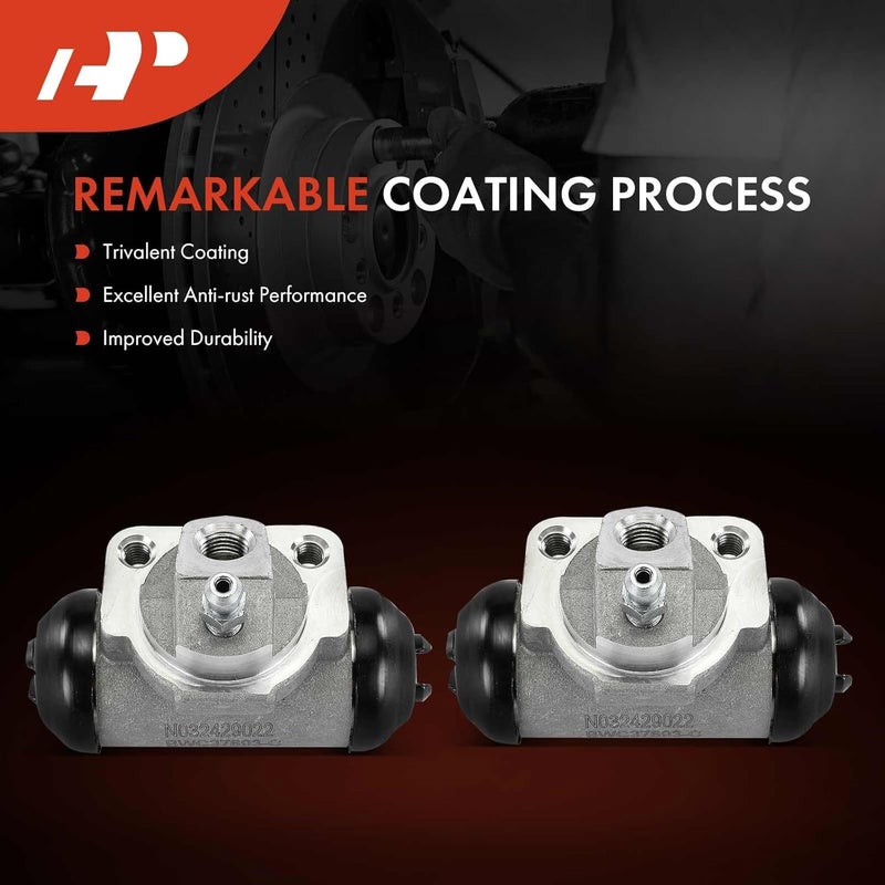 A-Premium Rear Drum Brake Wheel Cylinder Set for Nissan - Image 3