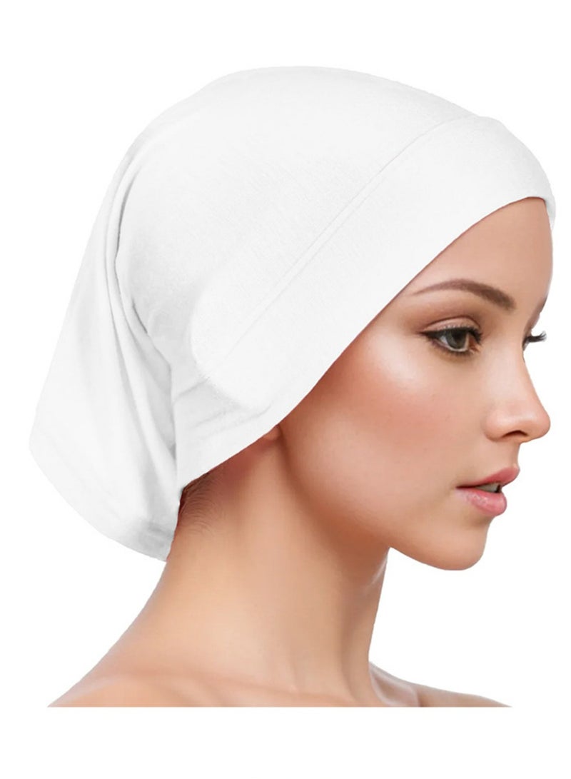 YOUGE 6-Piece Elegant And Comfortable Stretchable Hijab Premium Cap Comfortable Classic Long Scarf For Women and Girls Soft Turban Head Wrap for Lady - Image 2