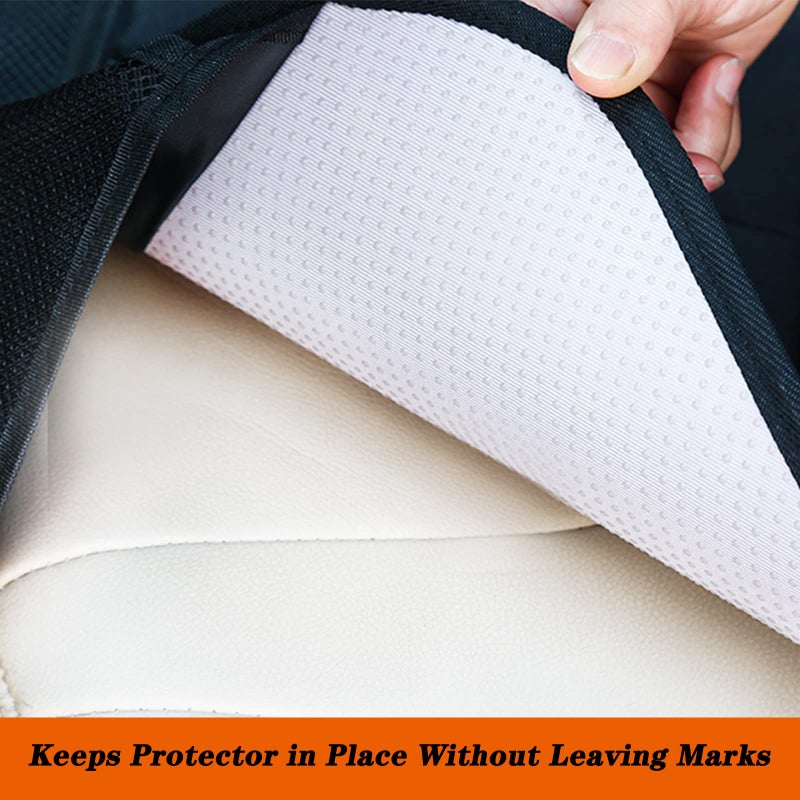 Gowhalle Car Seat Protector With Non-Slip Rubber Padded Backing, Waterproof Thickest Padding for Child Seats, No Imprint Under Baby Seat (Red-1pcs) - Image 3