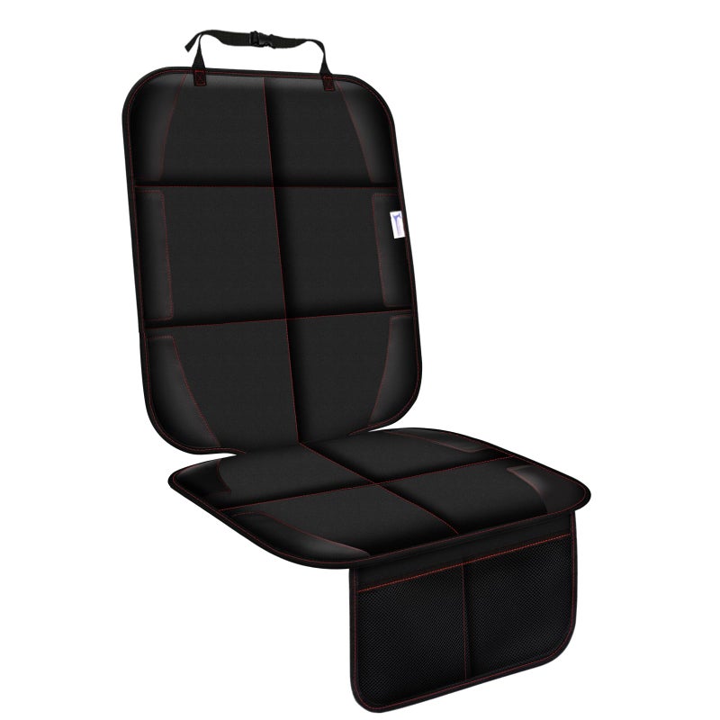 Gowhalle Car Seat Protector With Non-Slip Rubber Padded Backing, Waterproof Thickest Padding for Child Seats, No Imprint Under Baby Seat (Red-1pcs) - Image 1