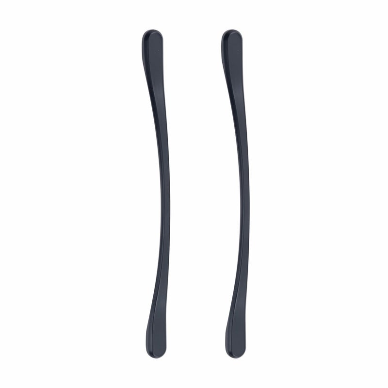 ATOM 11.8 Inch Zinc Handle | Black Matt Finish | Wardrobe Grip, Drawer Fitting, Cupboard Knob, Cabinet Bar | Pack of 2 | CH-548 - Image 1